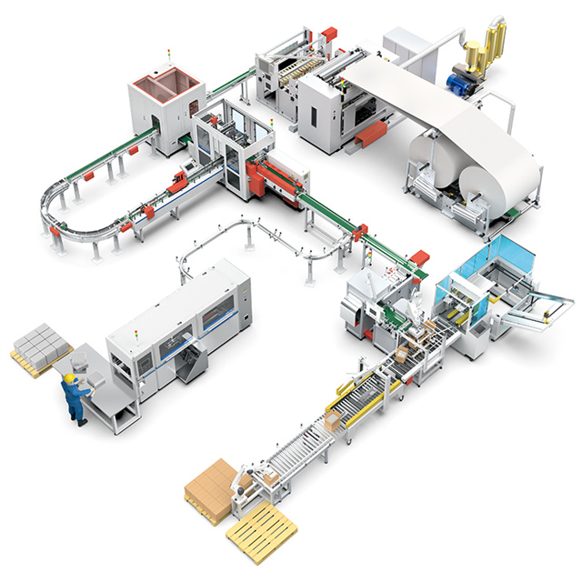 facial tissue manufacturing machine