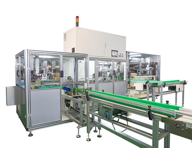 Sanitary tissue packing machine