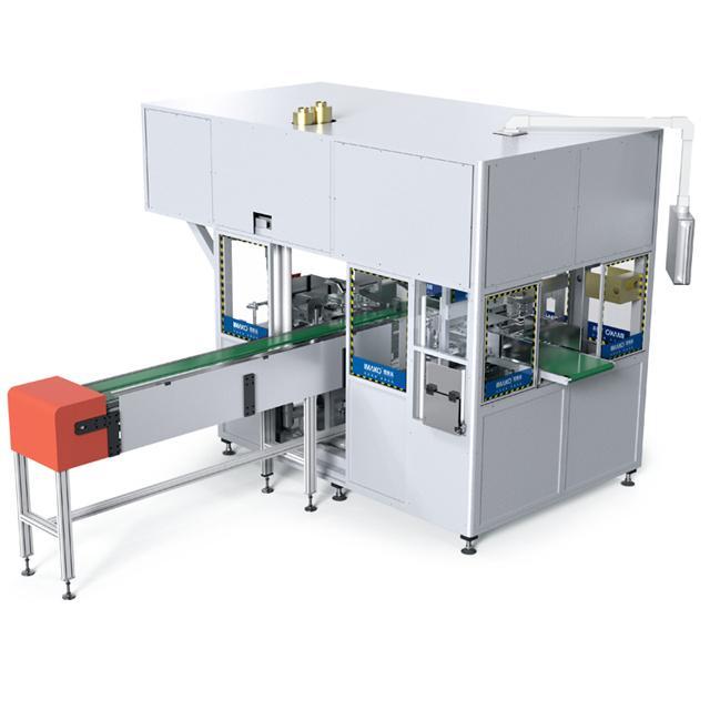 automatic packaging and stacking machine video